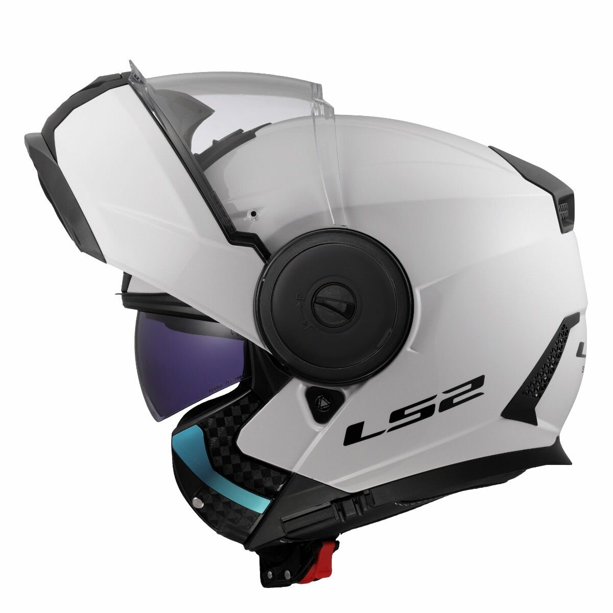 LS2 FF902 Scope II helmet solid gloss white