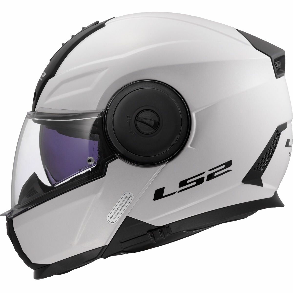 LS2 FF902 Scope II helmet solid gloss white