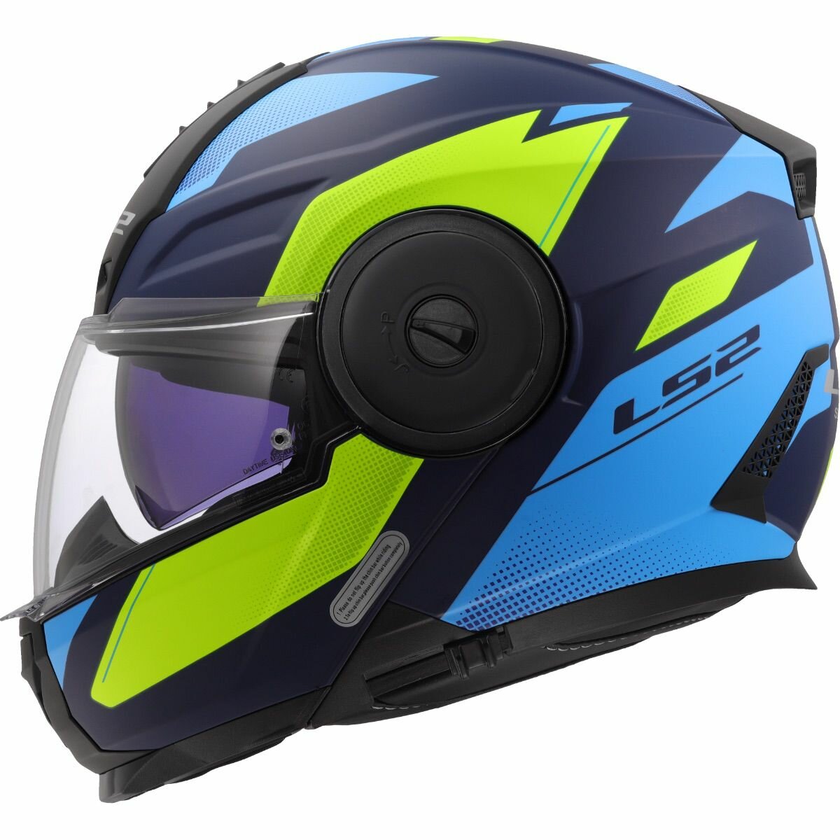 LS2 FF902 Scope II helmet Duria blue high-vision yellow
