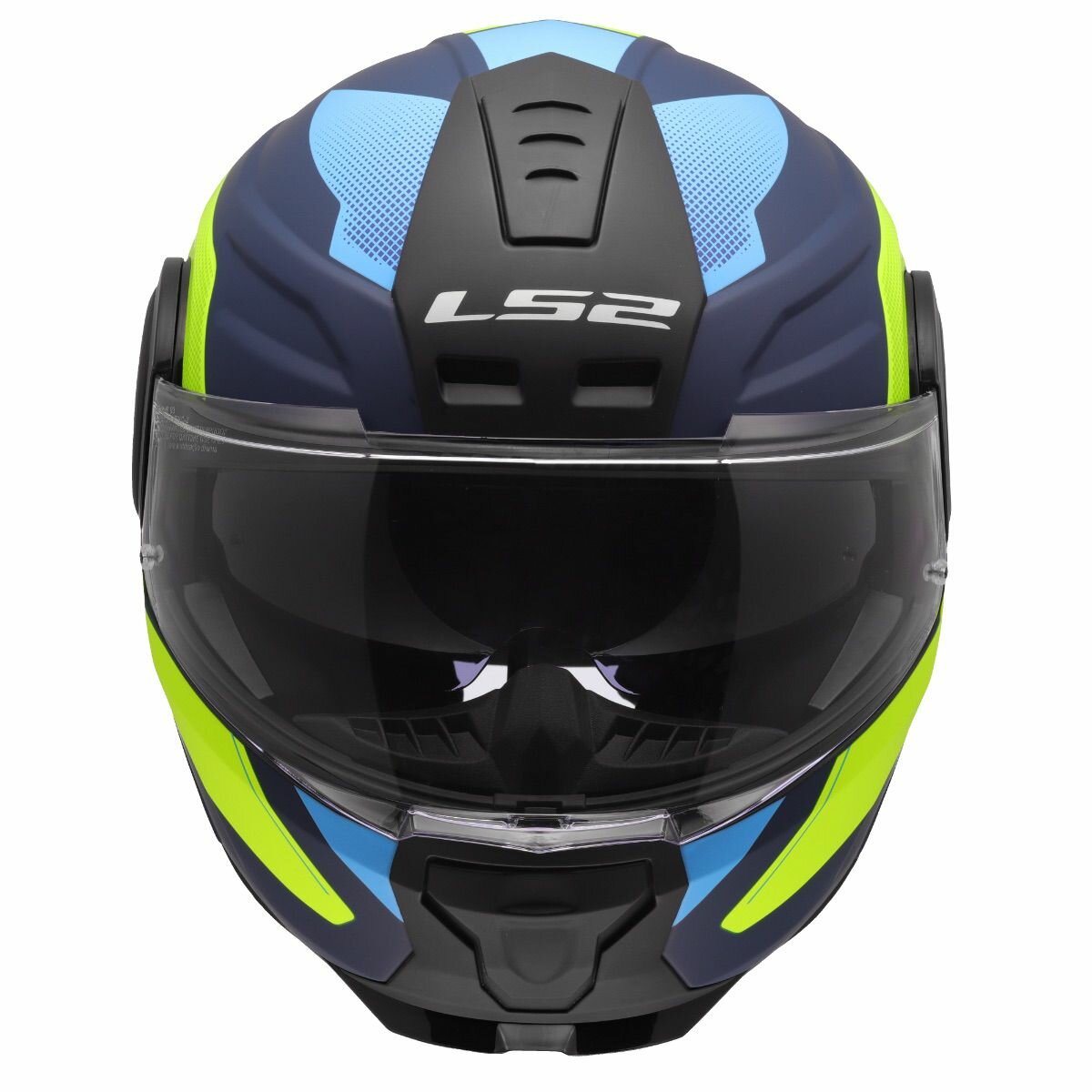 LS2 FF902 Scope II helmet Duria blue high-vision yellow