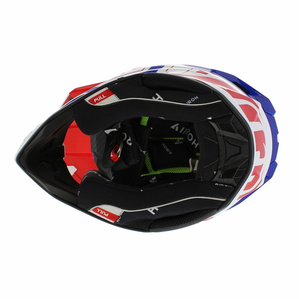 Airoh Twist 3.0 MX Helmet Dizzy gloss white red blue