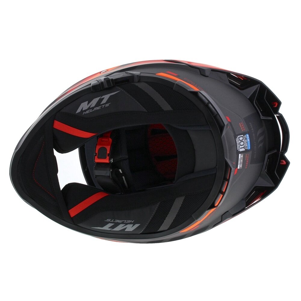 MT Thunder 4 SV full face helmet Ergo B15 Matt red orange