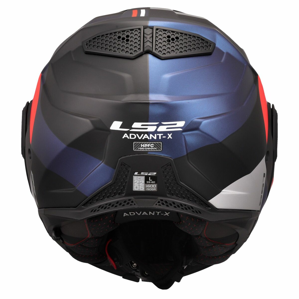LS2 FF901 Advant X helmet Ultra blue red