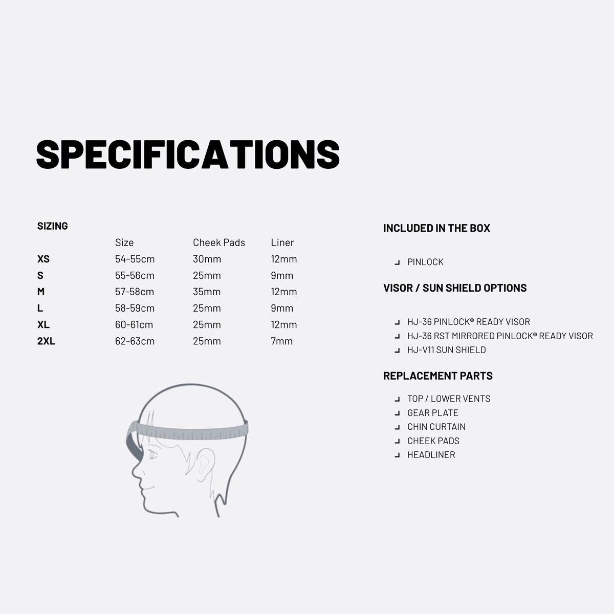 HJC I100 Modular Helmet Semi Flat Black