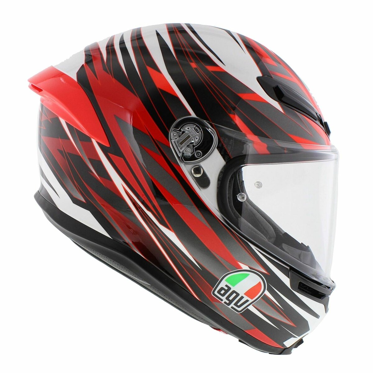 AGV K6 S Reeval helmet - Gloss White Red Grey