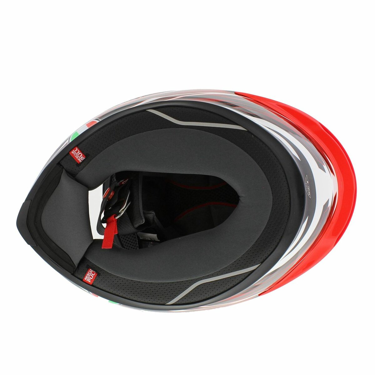 AGV K6 S Reeval helmet - Gloss White Red Grey