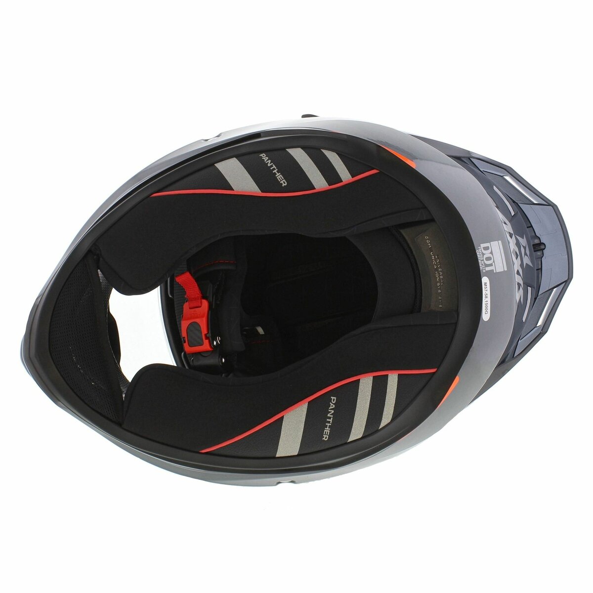Axxis Panther SV full face helmet solid A2 gloss titanium
