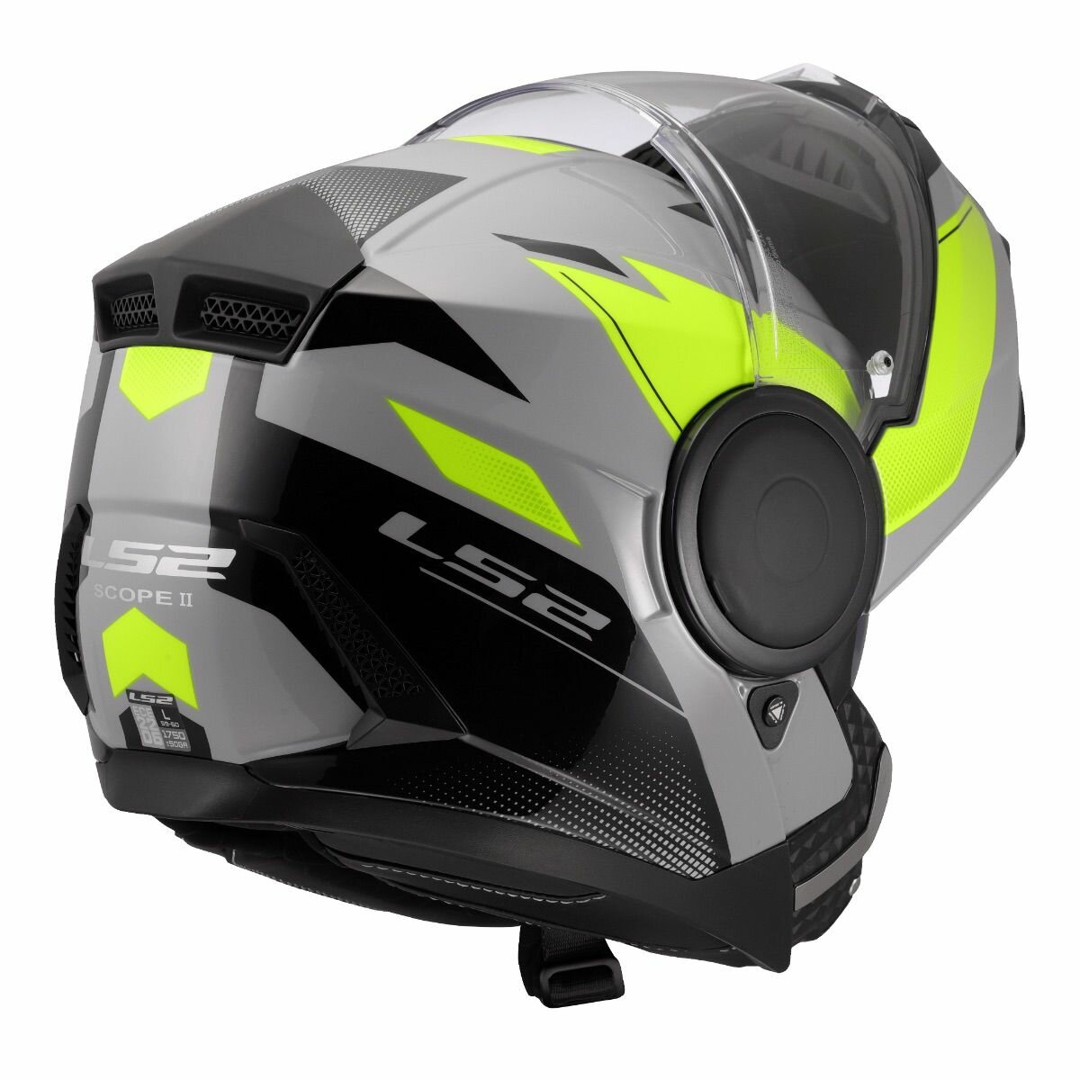 LS2 FF902 Scope II helmet Duria grey high-vision yellow