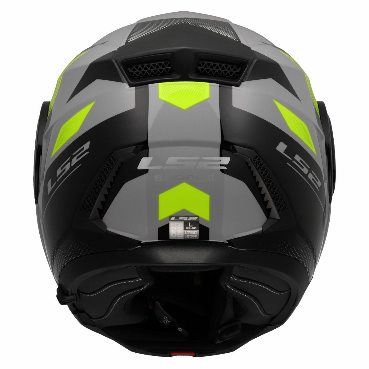 LS2 FF902 Scope II helmet Duria grey high-vision yellow