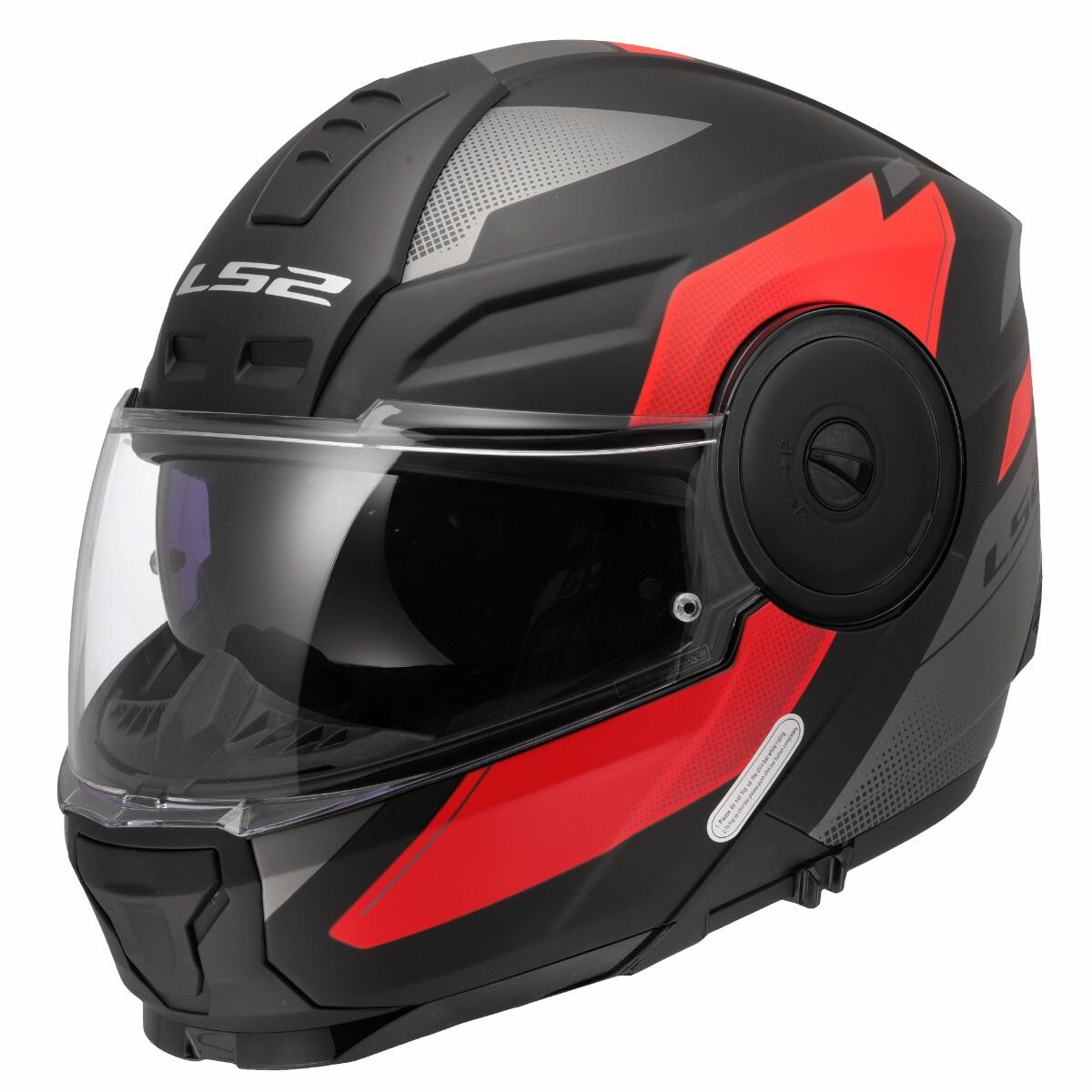 LS2 FF902 Scope II helmet Duria black red