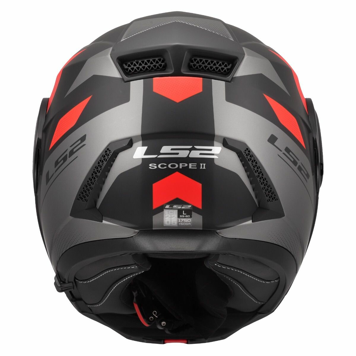 LS2 FF902 Scope II helmet Duria black red