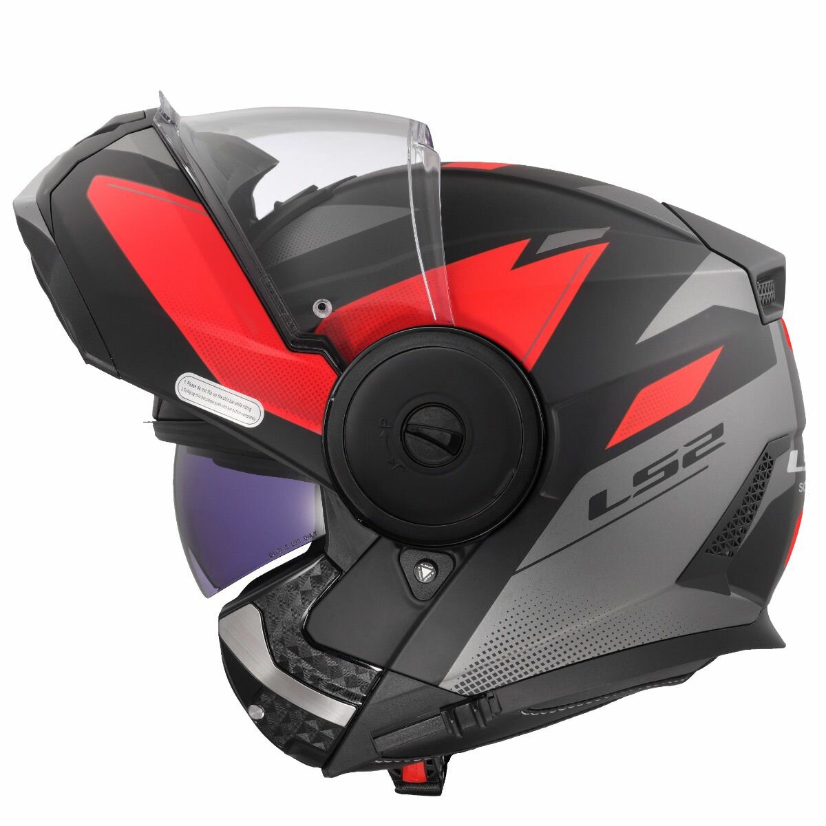LS2 FF902 Scope II helmet Duria black red