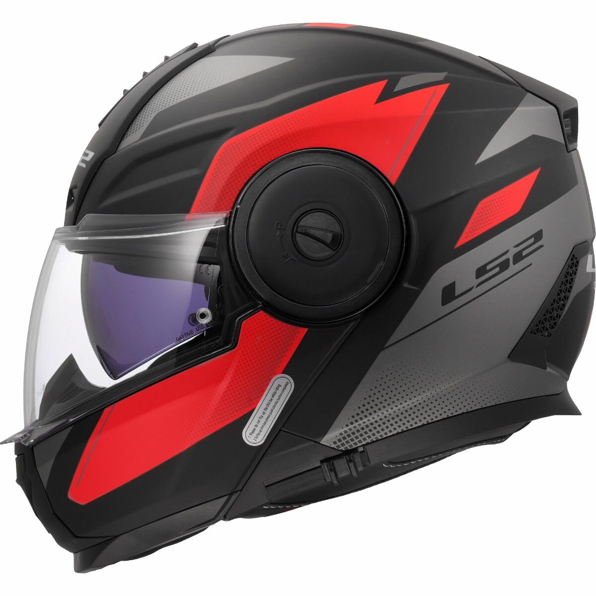 LS2 FF902 Scope II helmet Duria black red
