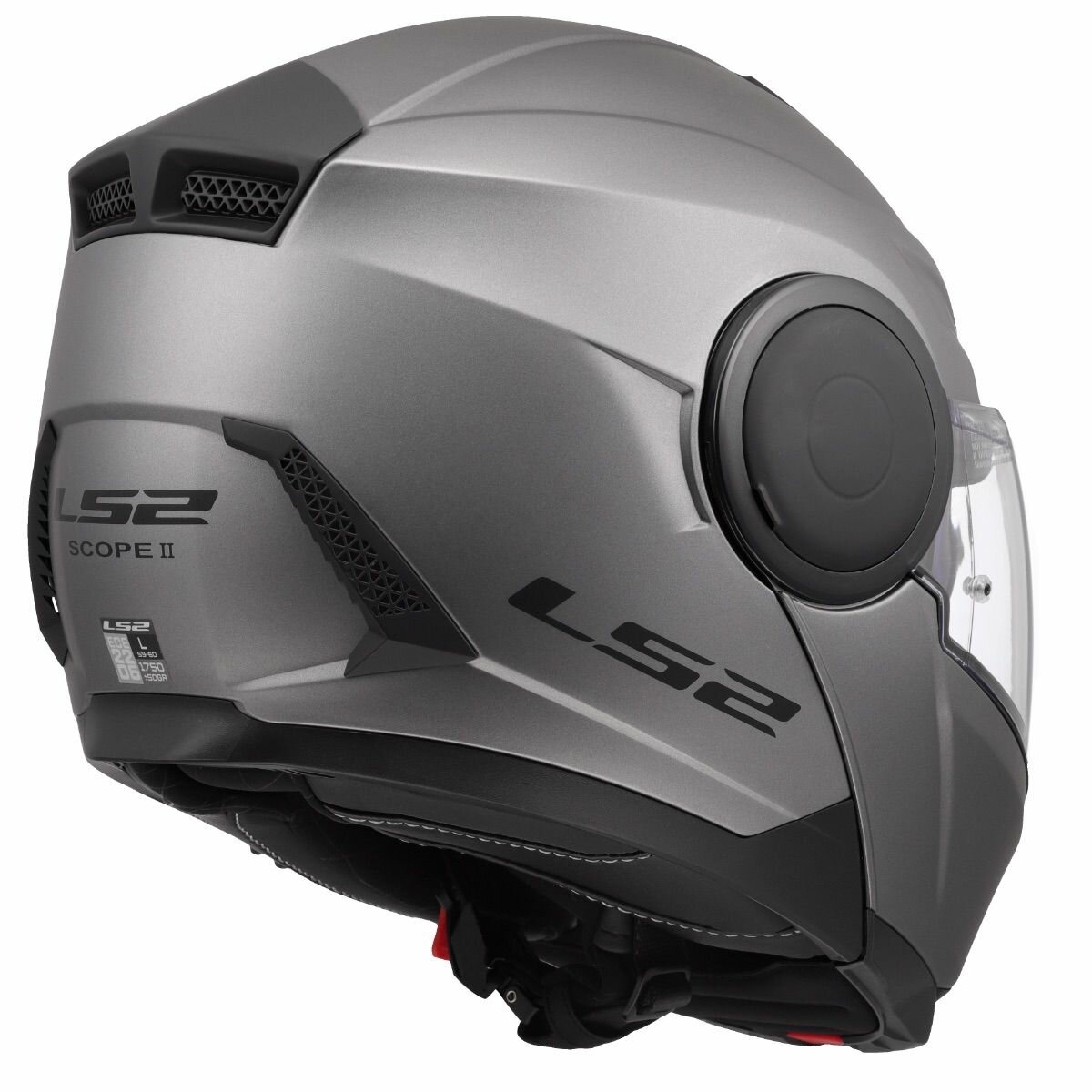 LS2 FF902 Scope II helmet solid matt titanium