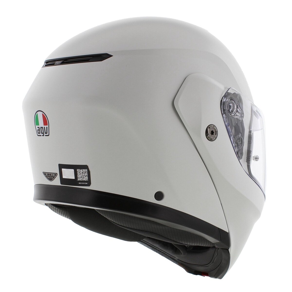 AGV Streetmodular Mono Materia matt white motorcycle helmet