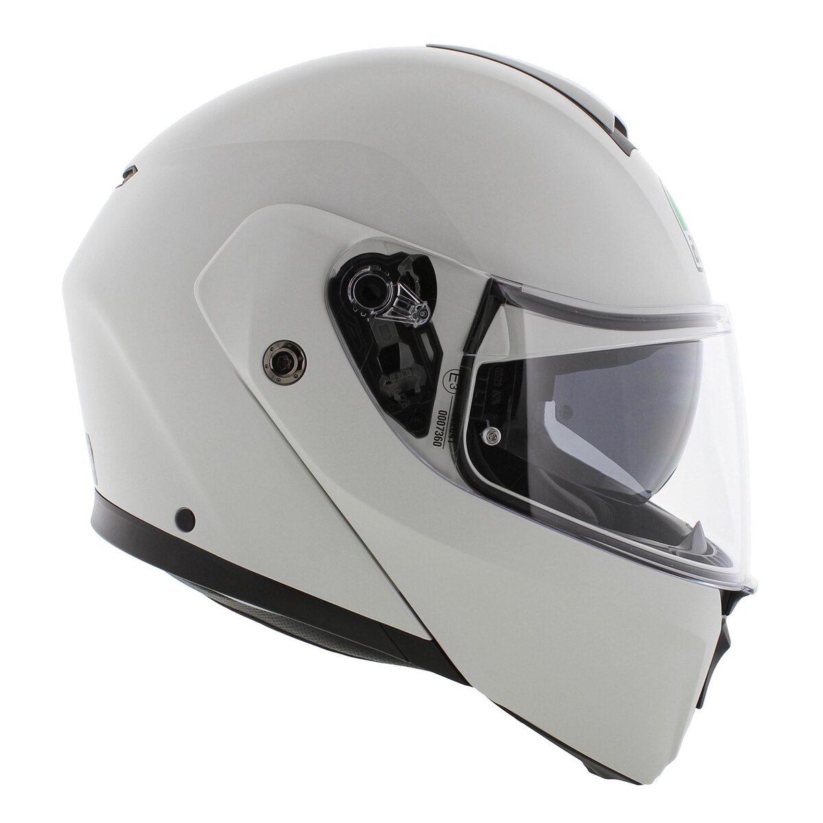 AGV Streetmodular Mono Materia matt white motorcycle helmet