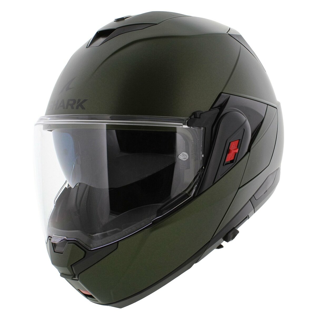 Shark Oxo Modular Helmet Blank - Matt Green - G02