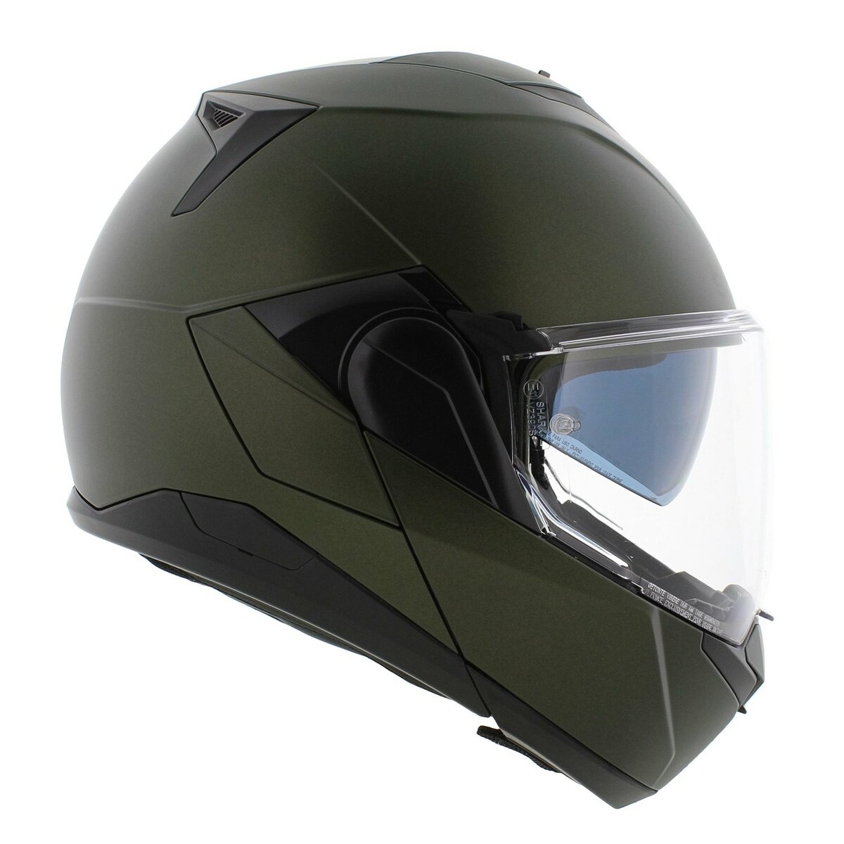 Shark Oxo Modular Helmet Blank - Matt Green - G02
