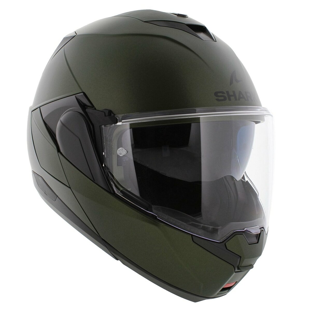 Shark Oxo Modular Helmet Blank - Matt Green - G02