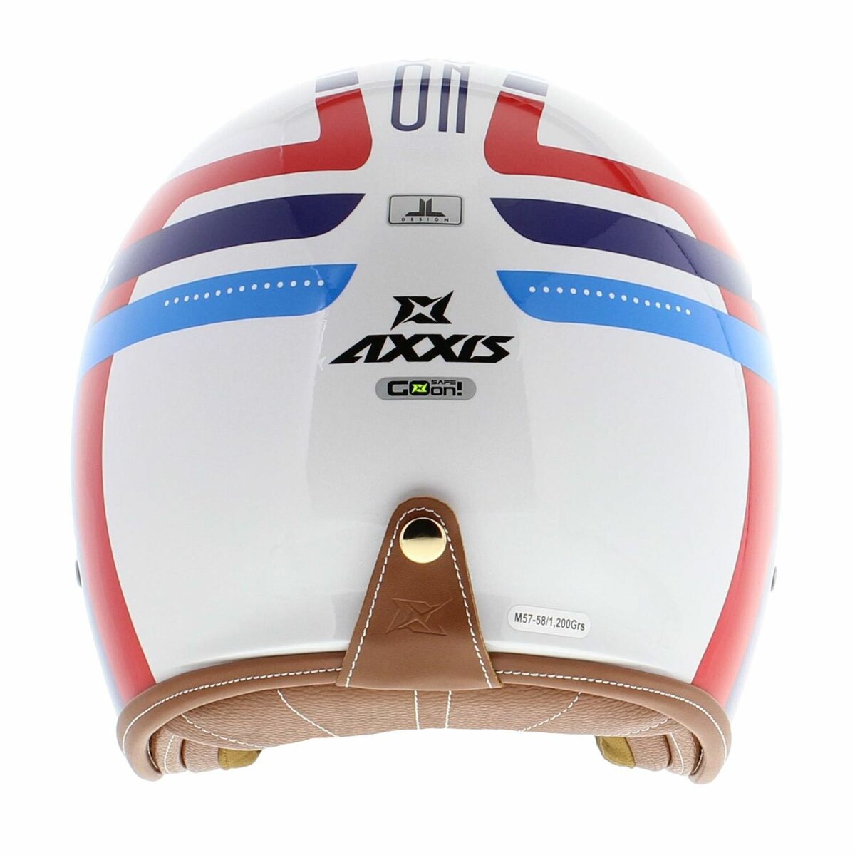 Axxis Hornet SV helmet Old Style A7 gloss pearl blue