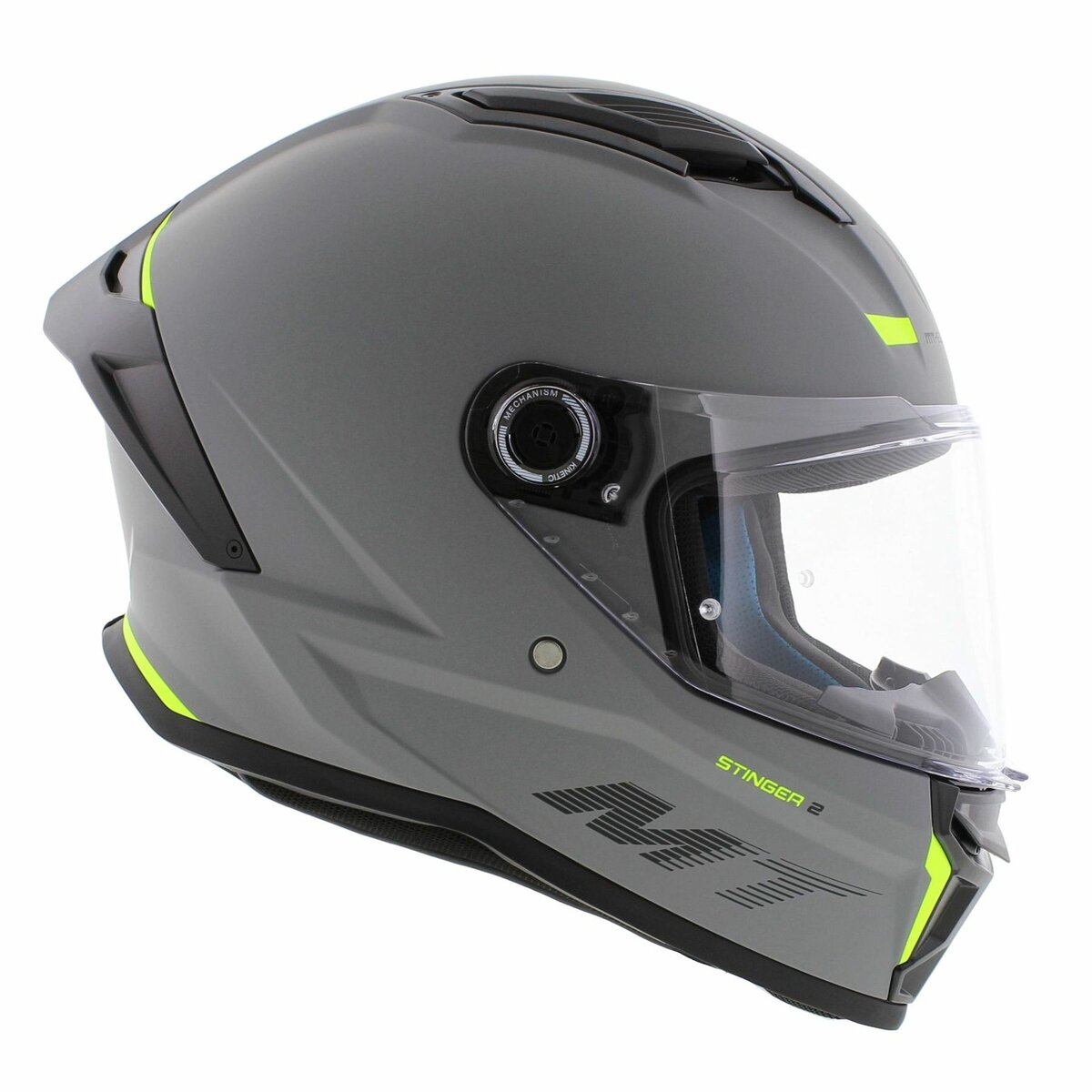 MT Stinger 2 fullface helmet matt grey