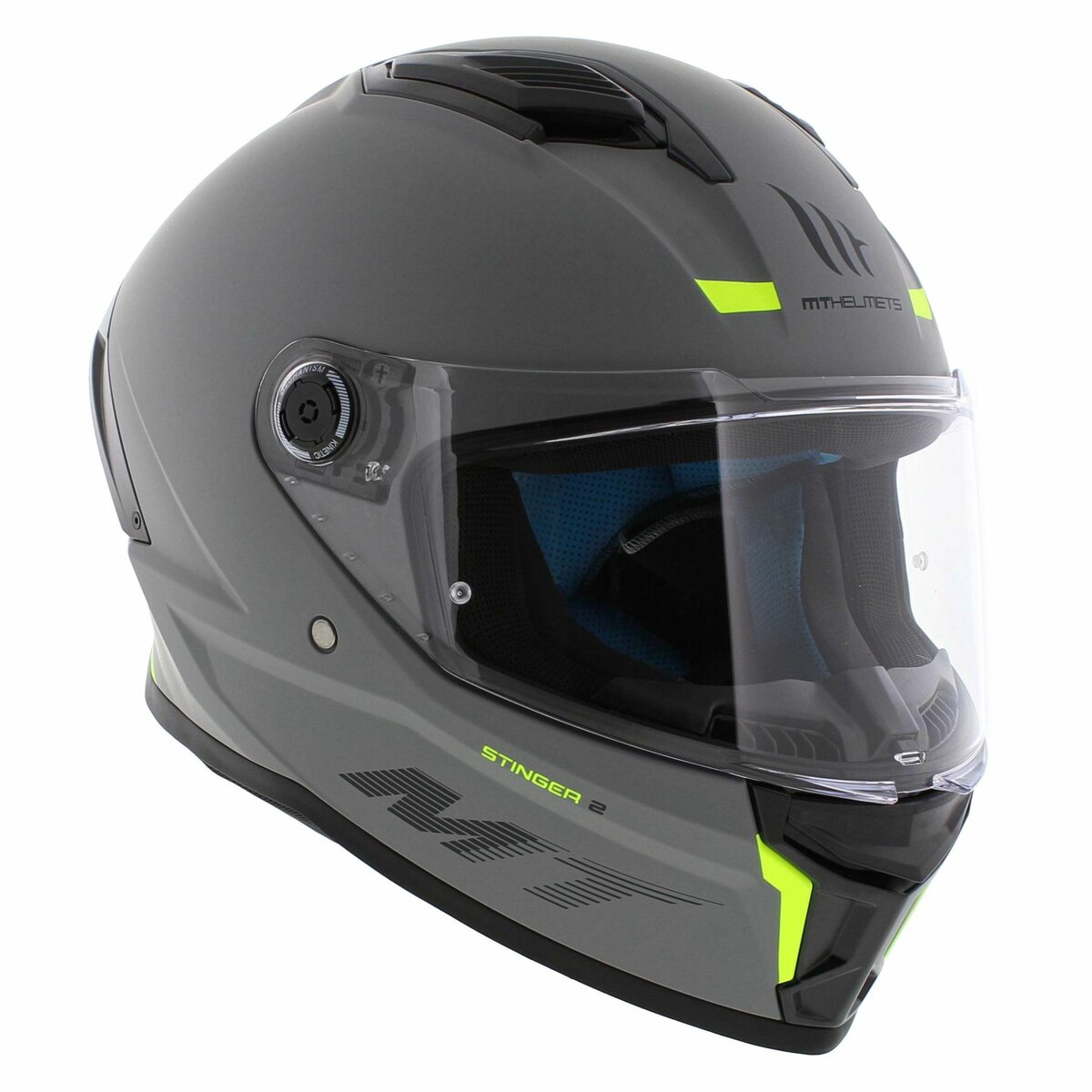 MT Stinger 2 fullface helmet matt grey