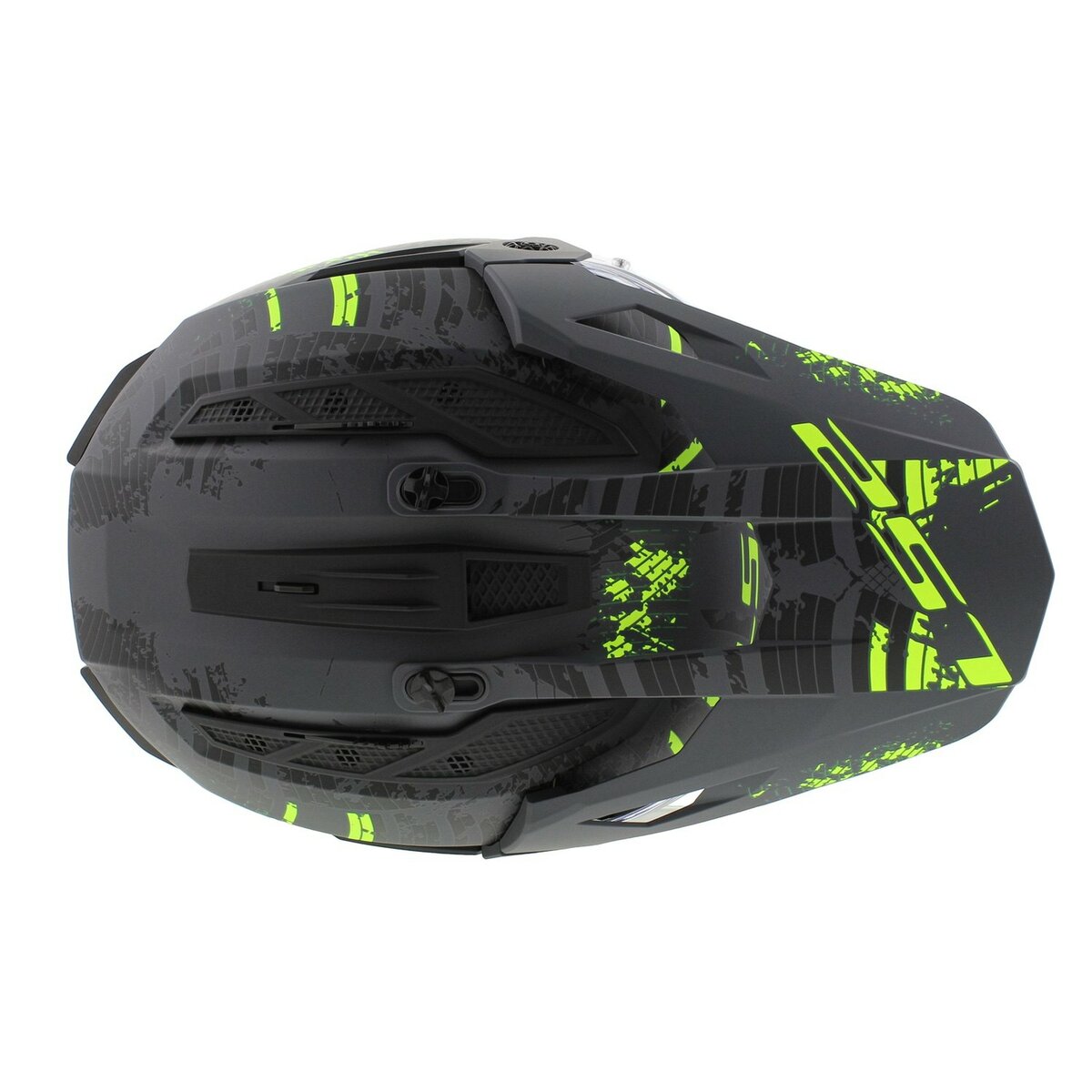 LS2 MX702 Pioneer II adventure helmet Crazy matt grey black yellow