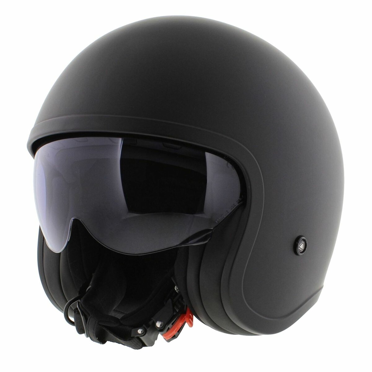 LS2 OF599 Spitfire II single mono matt black - Open Face helmet motorcycle scooter