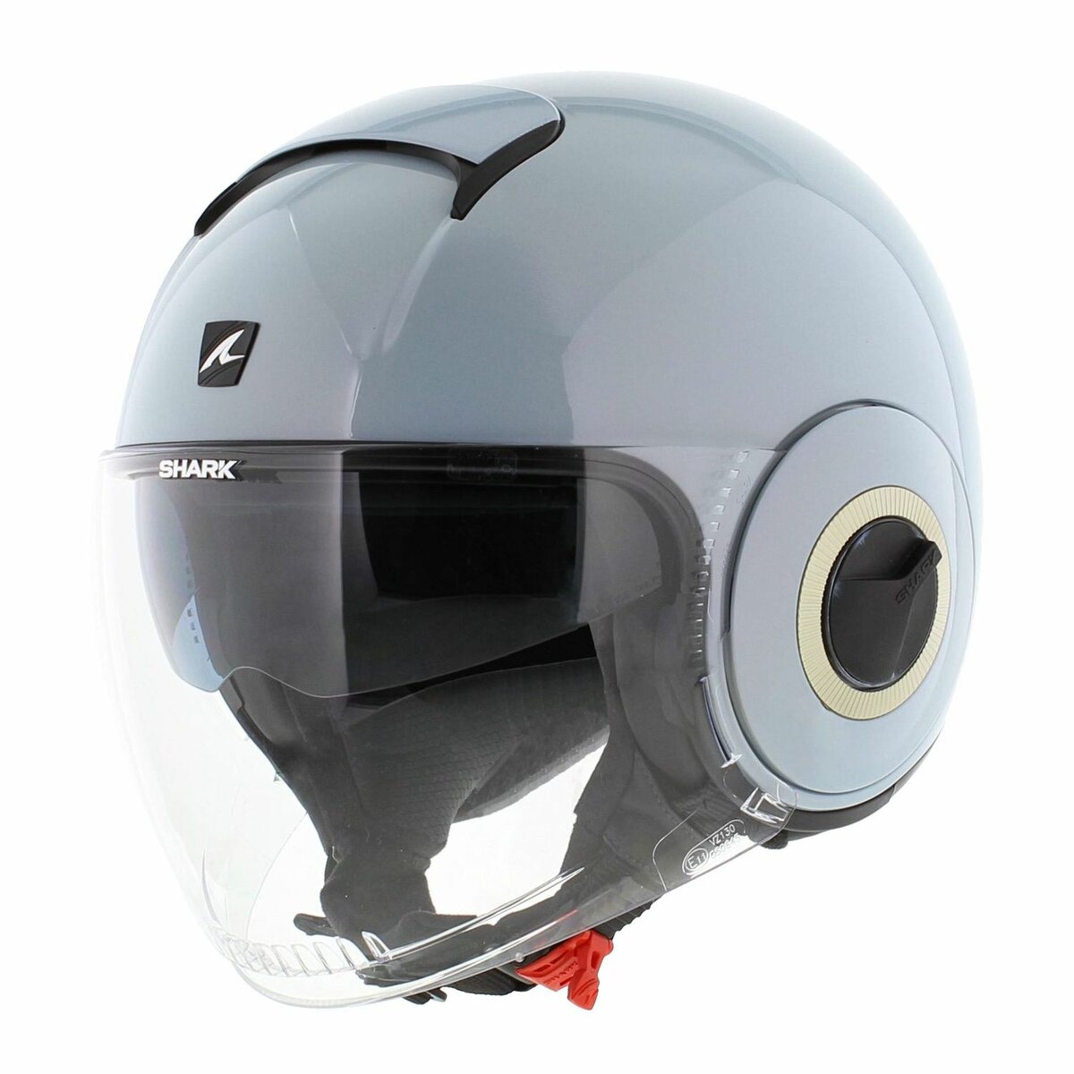Shark Nano helmet blank gloss pearl blue B07