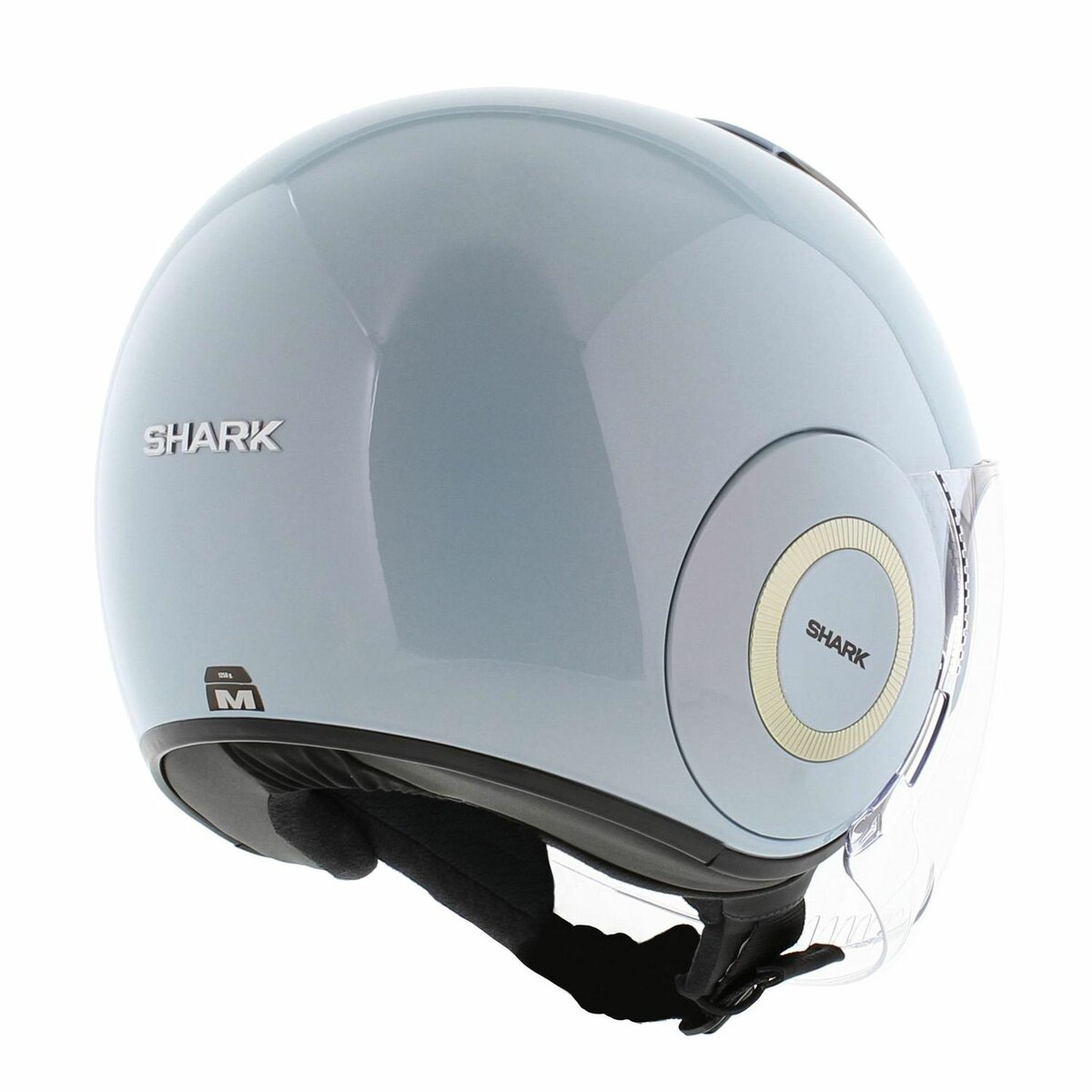 Shark Nano helmet blank gloss pearl blue B07