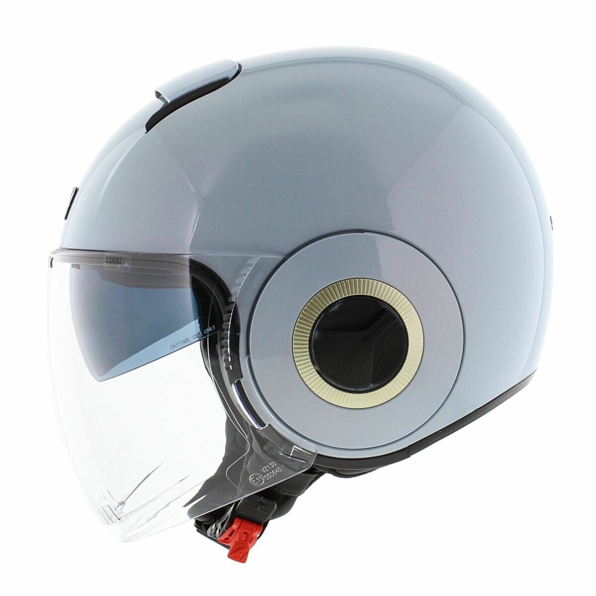 Shark Nano helmet blank gloss pearl blue B07