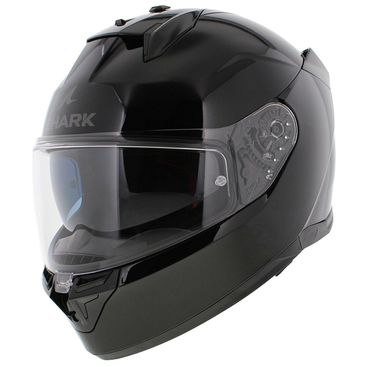 Shark D-Skwal 3 Blank - Gloss Black Motorcycle helmet BLK
