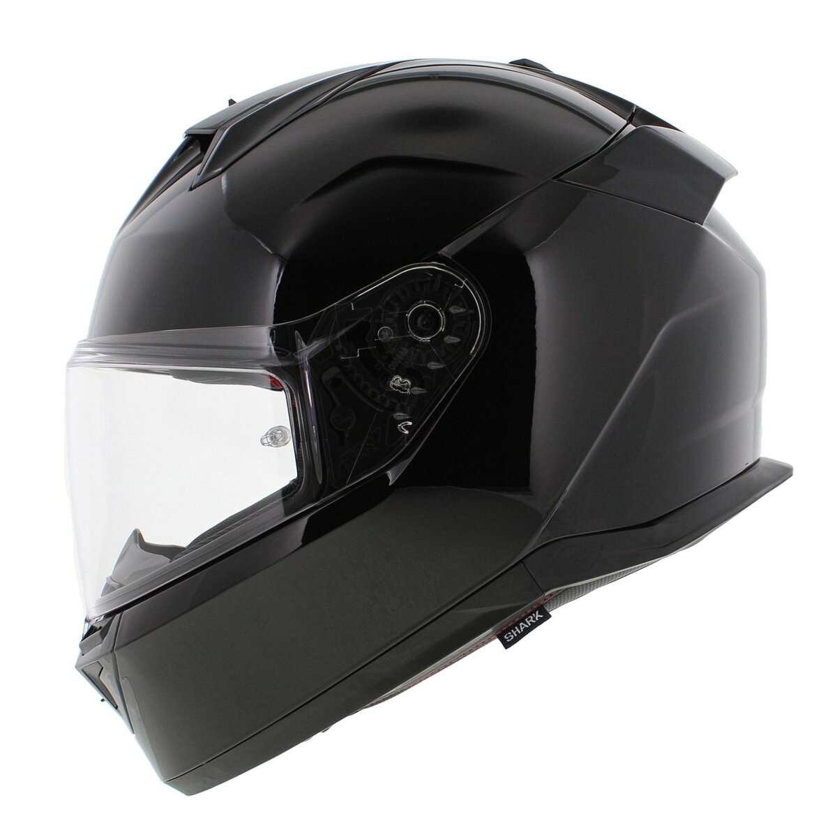 Shark D-Skwal 3 Blank - Gloss Black Motorcycle helmet BLK