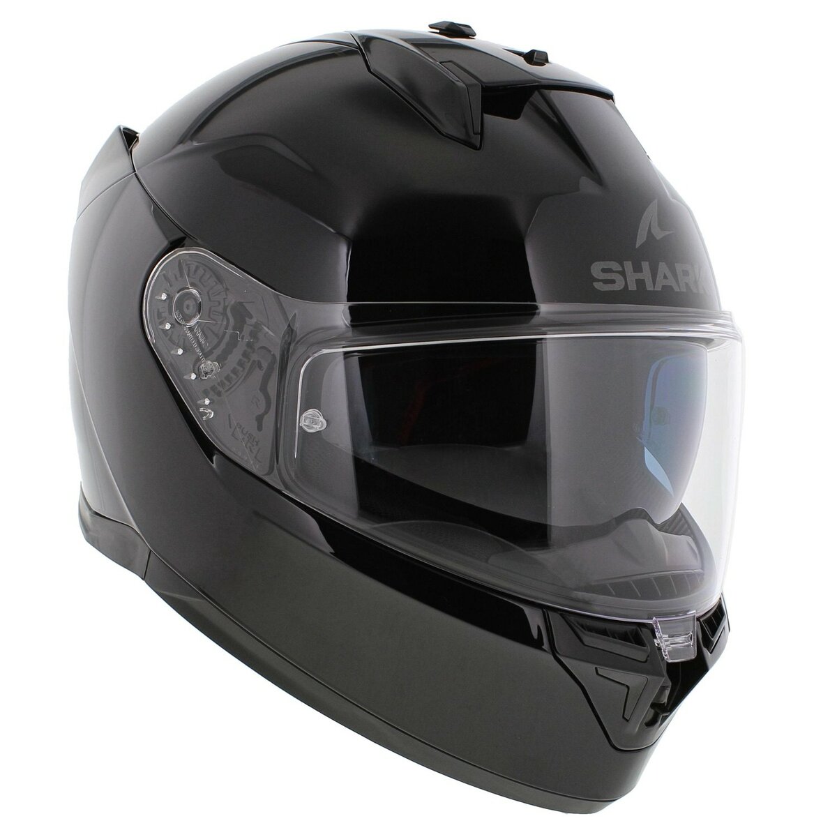 Shark D-Skwal 3 Blank - Gloss Black Motorcycle helmet BLK