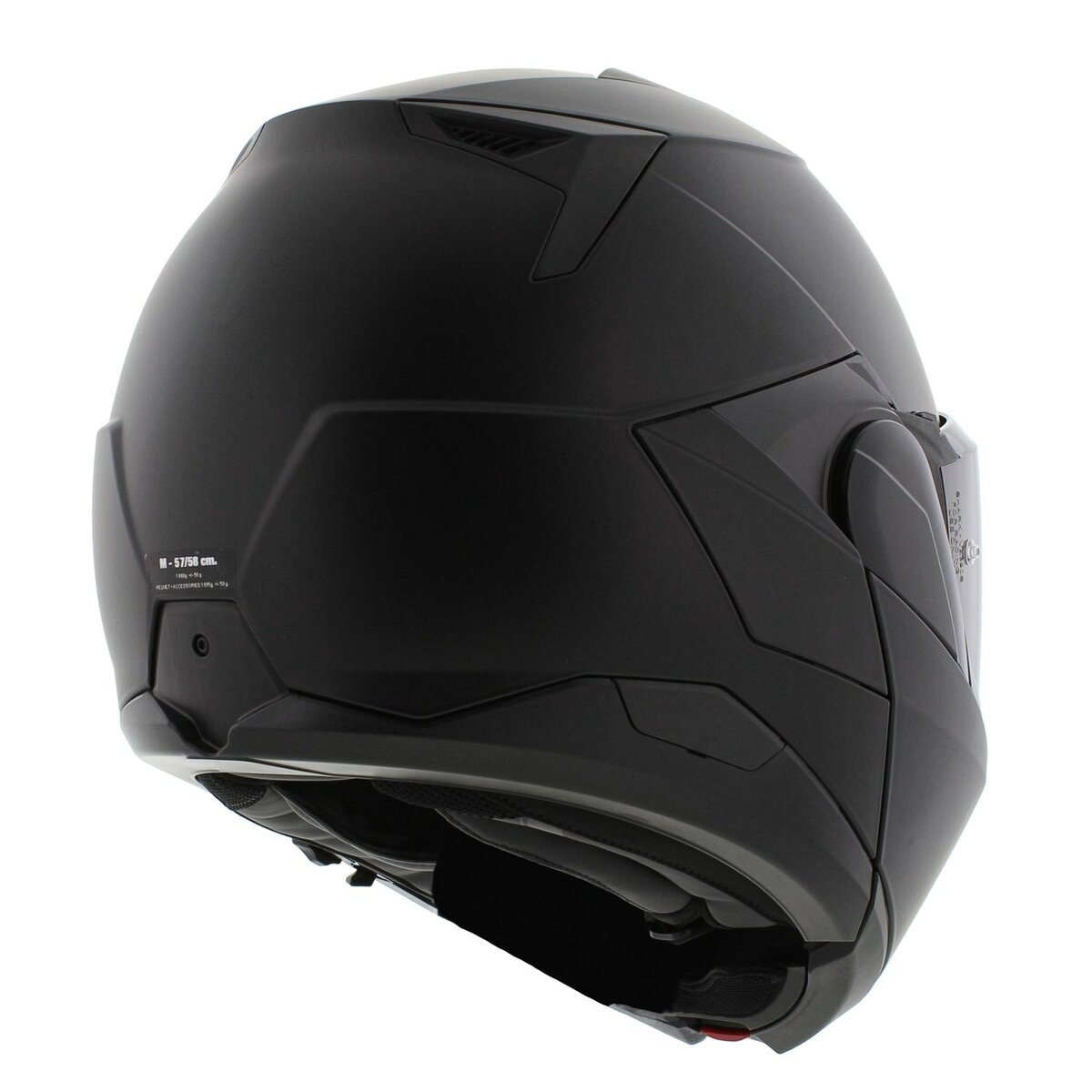 Shark Oxo Modular Helmet Dark Shadow Blank - Matt Black