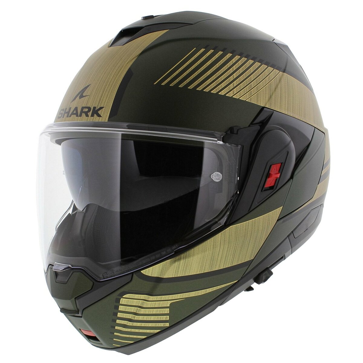 Shark Oxo Modular Helmet Sikter matt green gold