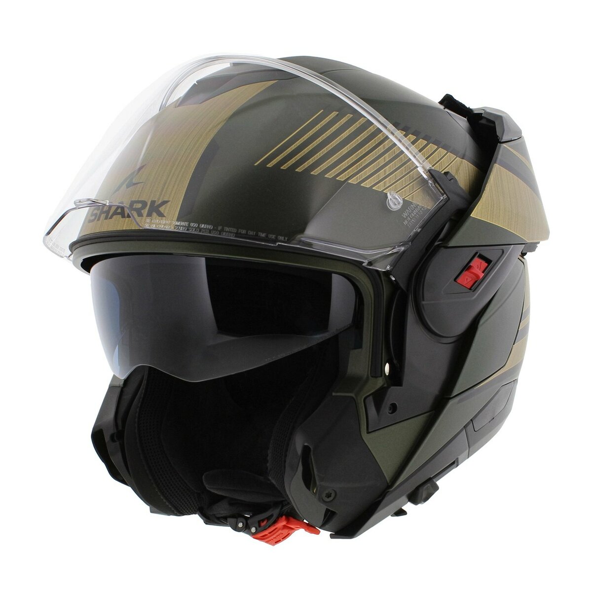 Shark Oxo Modular Helmet Sikter matt green gold