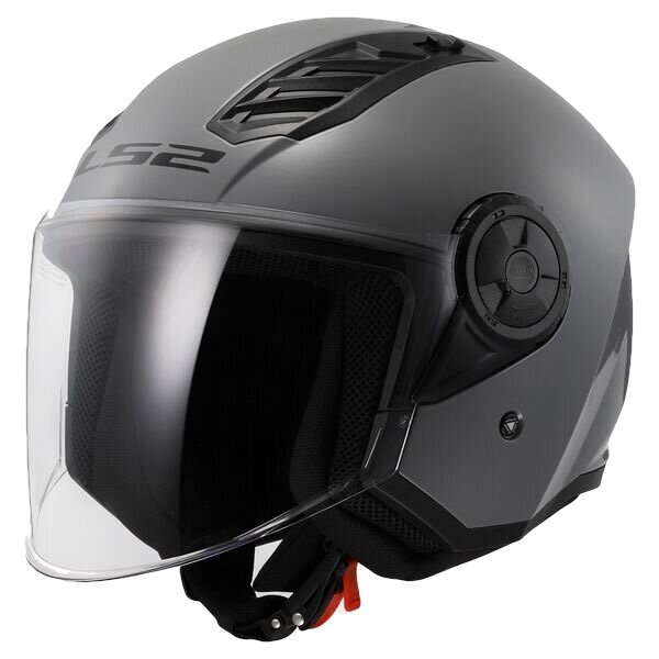 LS2 OF616 Airflow II helmet solid nardo grey