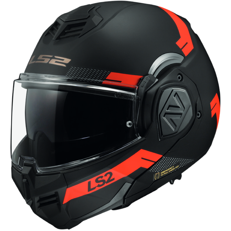 LS2 FF906 Advant Bend Matt Black Red