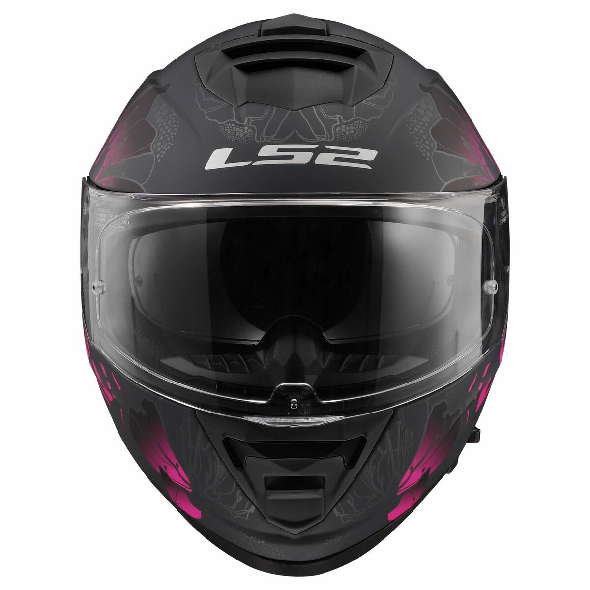 LS2 FF800 Storm II helmet Burst matt black pink