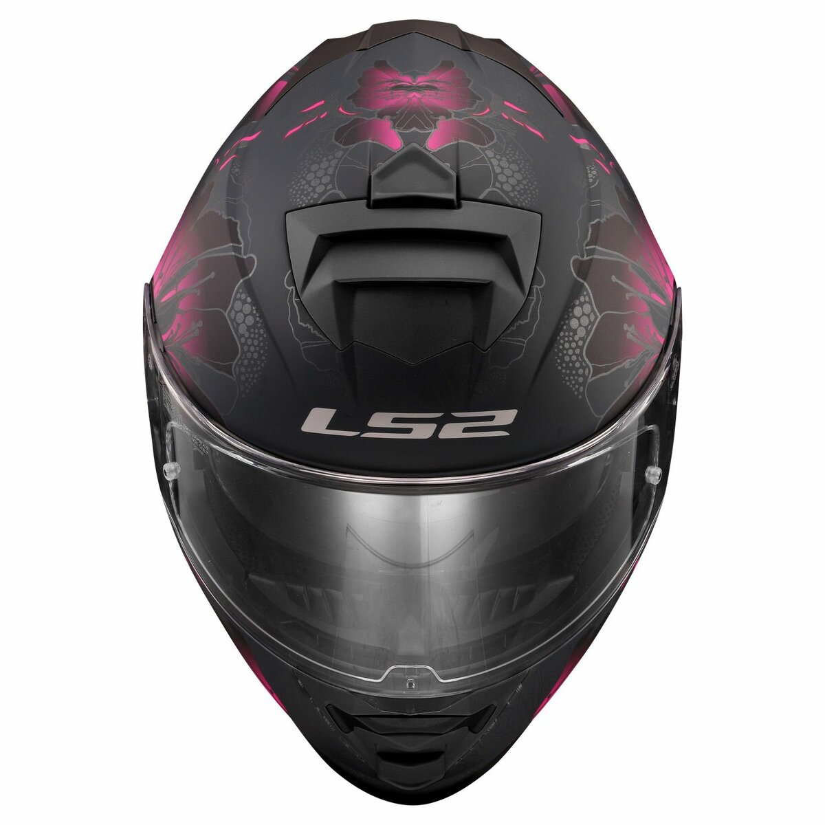 LS2 FF800 Storm II helmet Burst matt black pink