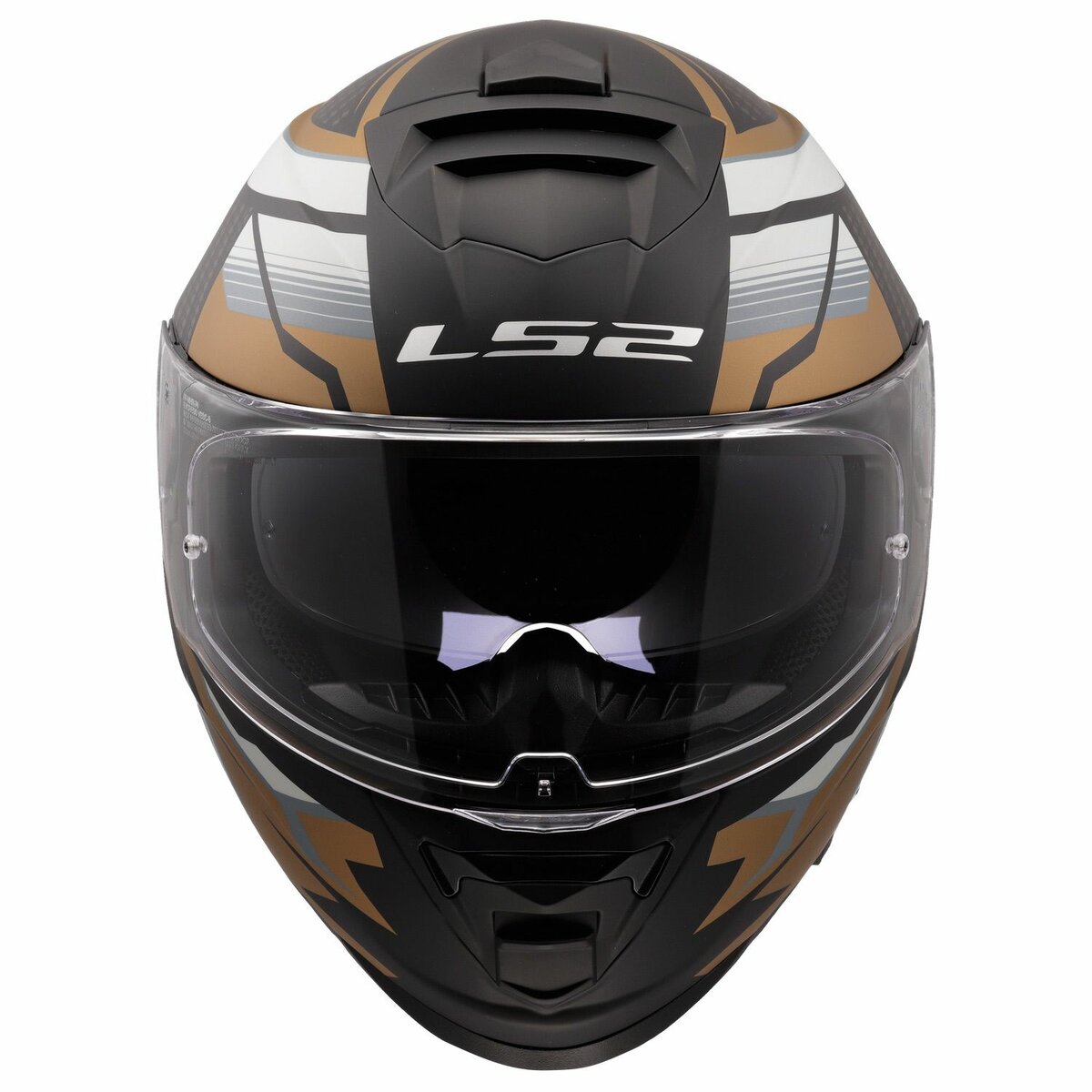 LS2 FF800 Storm II helmet Tracker black gold