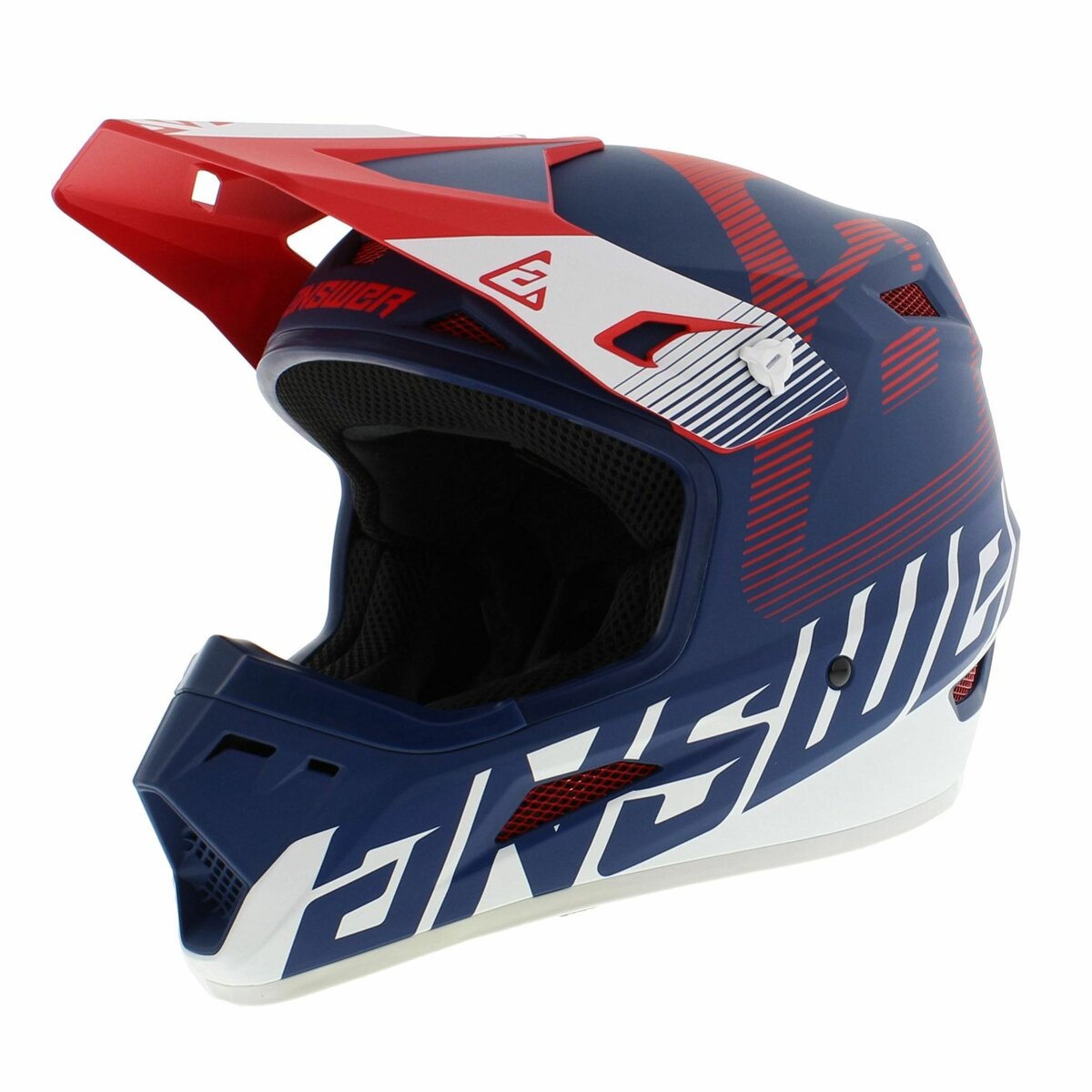 Answer AR1 Junior MX Helmet Bold matt blue red