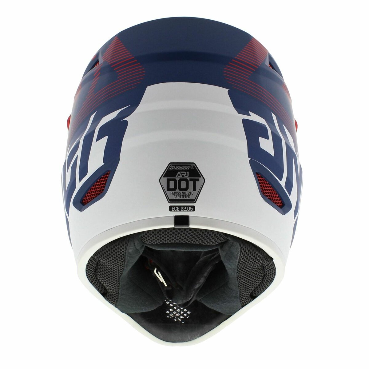 Answer AR1 Junior MX Helmet Bold matt blue red
