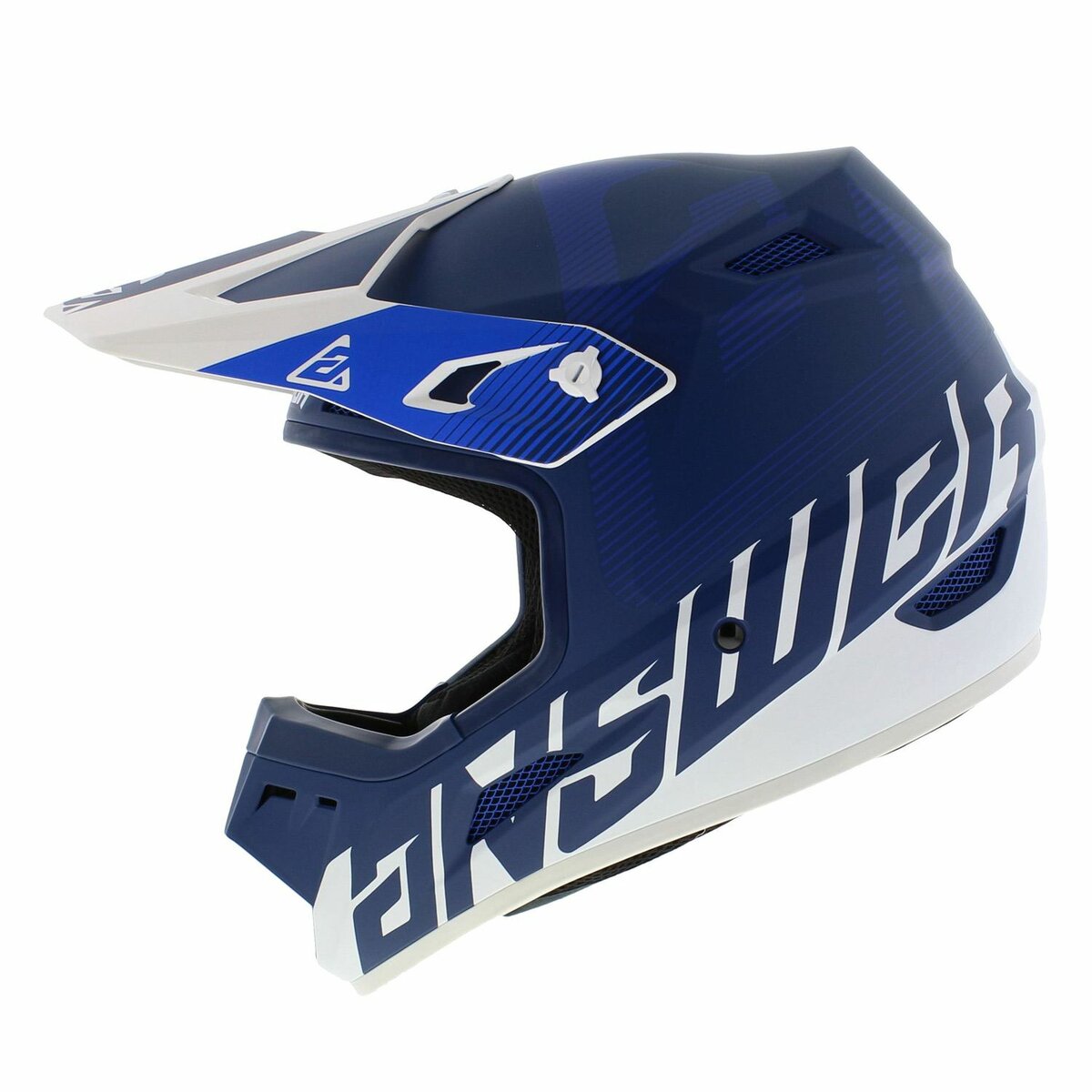 Answer AR1 Junior MX Helmet Bold matt blue white