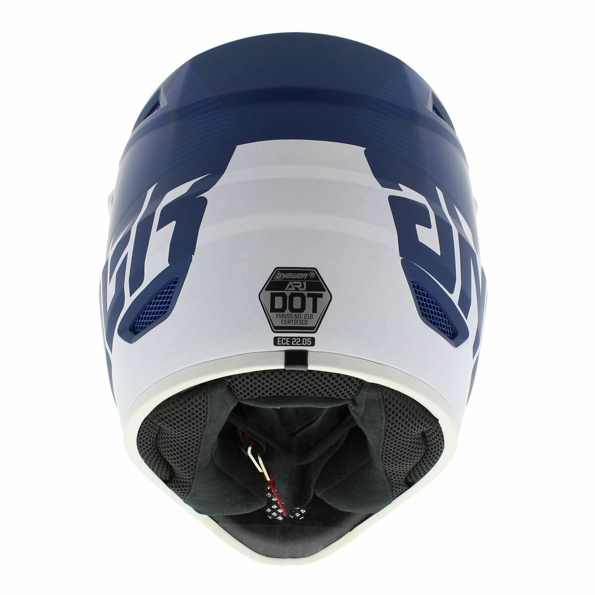 Answer AR1 Junior MX Helmet Bold matt blue white