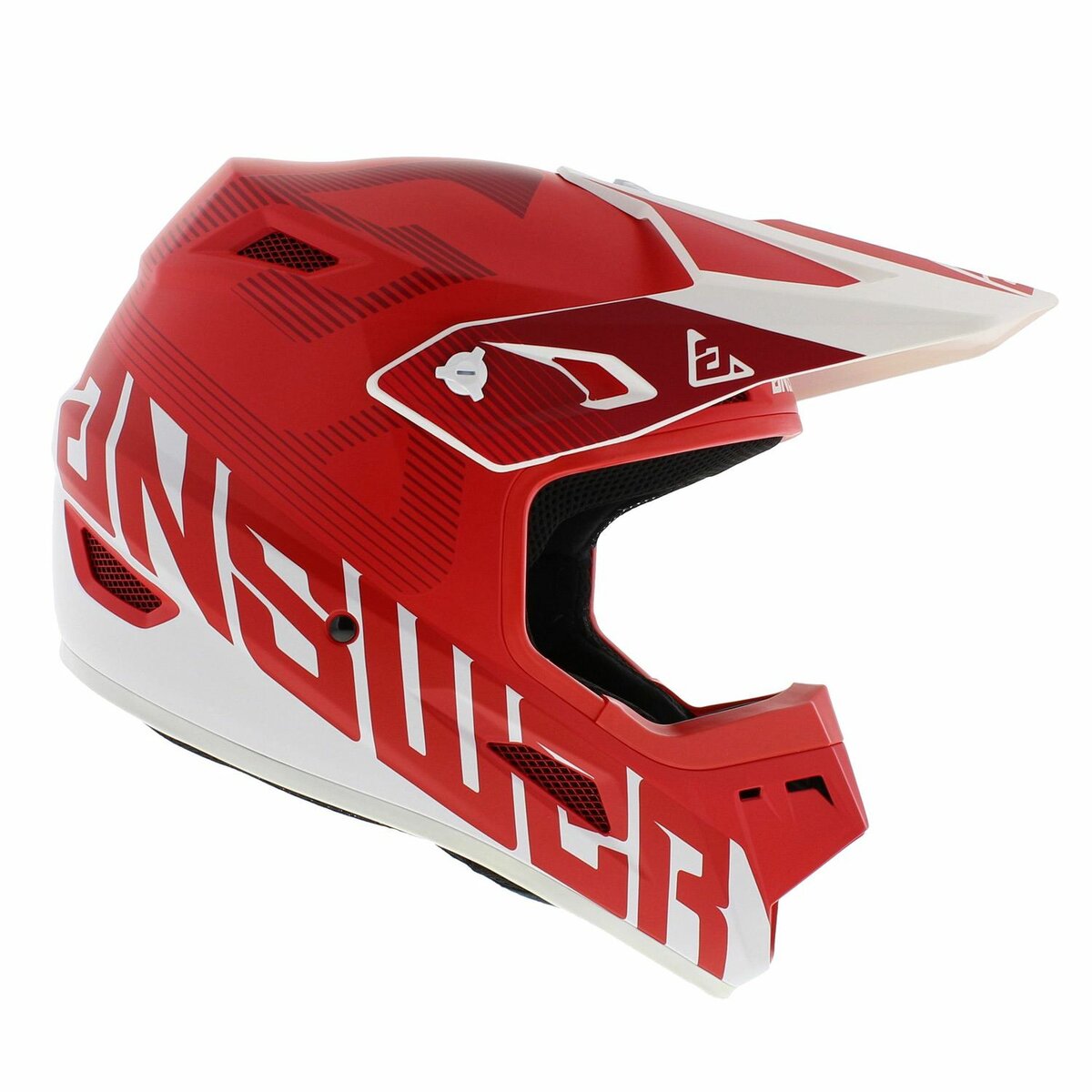 Answer AR1 V2 MX Helmet Bold matt red white