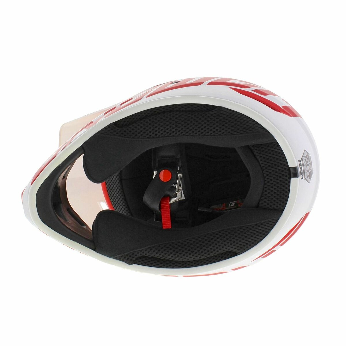 Answer AR1 V2 MX Helmet Bold matt red white