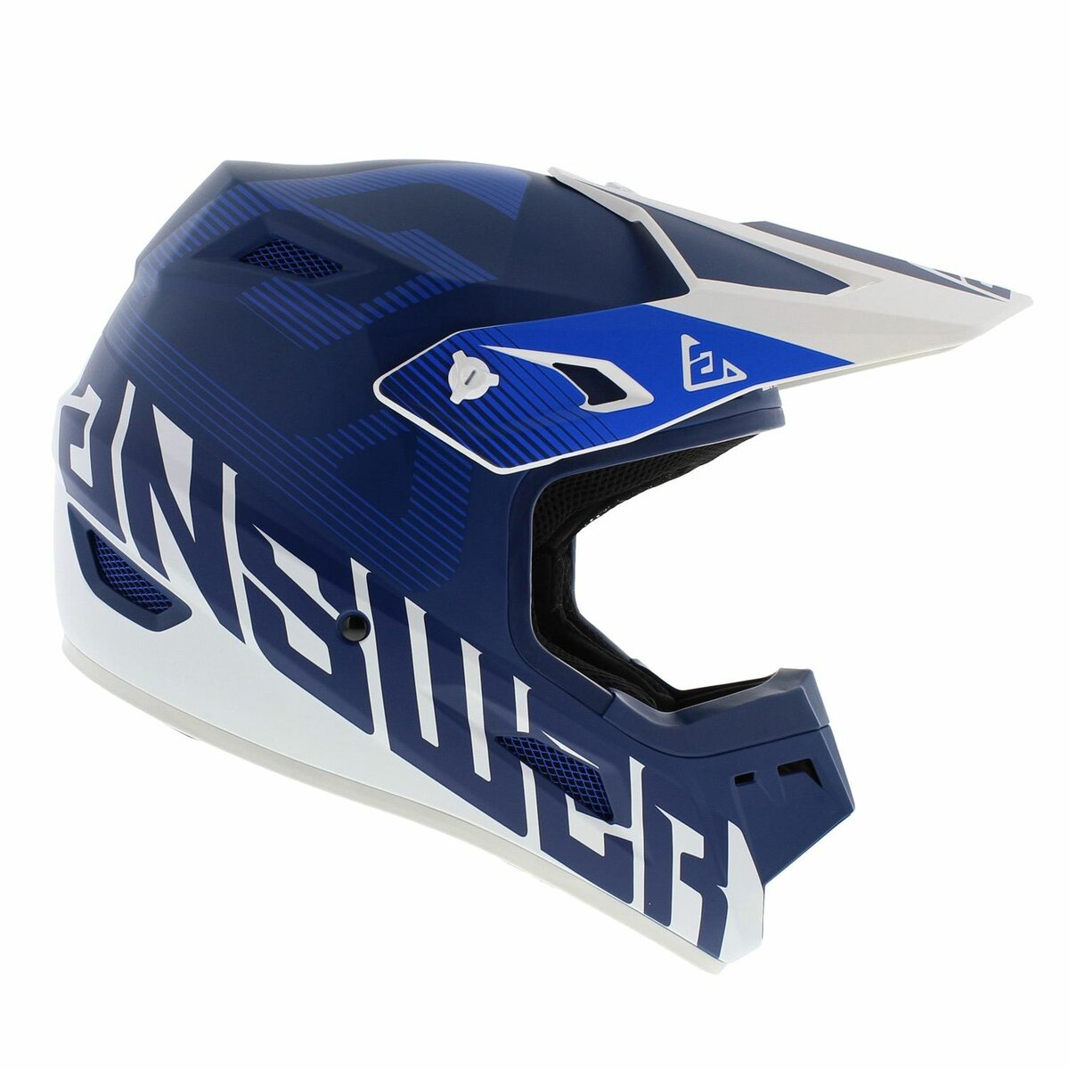 Answer AR1 V2 MX Helmet Bold matt blue white