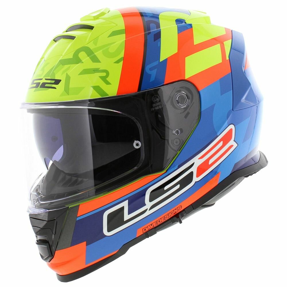 LS2 FF800 Storm Salvador replica blue h-v yellow